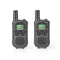 Nedis Walkie-Talkie | Bereik 5 km | 8 Kanalen | VOX | 2 Stuks | Zwart
