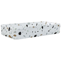 Beliani NULES - Wastafel - Wit - 61 x 35 cm - Keramiek