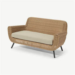 Jonah 2 Seater Sofa (000314) - Steel Light Yellow