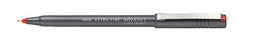 Pentel - Fineliner pentel sd570 ef rood | 12 stuks