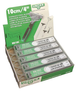 Unger - Reservemes unger voor schraper 10cm 10 stuks | Pak a 10 stuk | 10 stuks