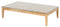 Norton Lounge Table - Acacia Light Teak Look - Glass Top