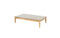 Norton Lounge Table - Acacia Light Teak Look - Glass Top