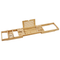Beliani LOWES - Bad tray - Lichthout - Bamboe