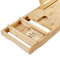 Beliani LOWES - Bad tray - Lichthout - Bamboe