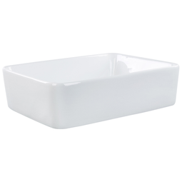 Beliani TRAVESIA - Wastafel - Wit - 49 x 38 cm - Keramiek