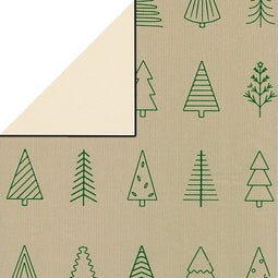 Klika - Xmas treas green on pebble g 50 cm