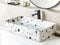 Beliani NULES - Wastafel - Wit - 51 x 34 cm - Keramiek