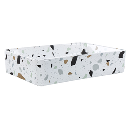 Beliani NULES - Wastafel - Wit - 51 x 34 cm - Keramiek