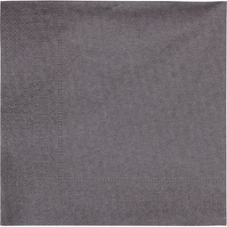 Klika - Servet | papier | 2-laags | 33x33cm | grijs | 100 stuks