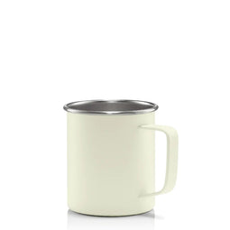 Mizu - Camp Cup | 370 ml Stainless Camp Mug with Handle | Single Wall | Stainless