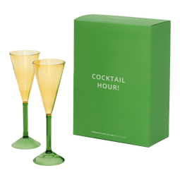 Urban Nature Culture Champagne flute, set of 2, in gift pack Multi co / Glass