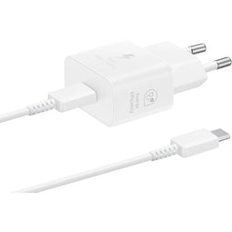 EP-T2510XWEGEU Samsung USB-C PD Wall Charger 25W + USB-C Cable White Bulk