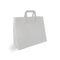 Klika - Papieren draagtassen Groot Wit 32+16x27cm BIO | 250 stuks