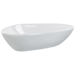 Beliani TIRIG - Wastafel - Wit - 60 x 39 cm - Keramiek