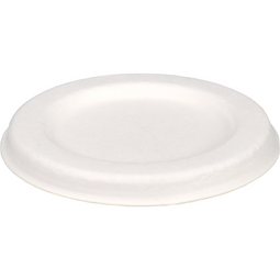 Depa® - ® Deksel | Bagasse (suikerrietpulp) | rond | wit | 50 stuks