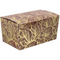 Klika - Ballotin | Leafs | karton + PP + PET | 500gr | 70x132x76mm | bordeaux/Goud | 25 stuks