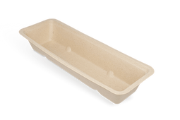 Klika - Frikandelbakjes A16 suikerriet Plastic- en Pfas-vrij BIO | 500 stuks