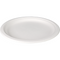 Depa® - ® Bord | rond | 1-vaks | bagasse (suikerrietpulp) | Ø23cm | wit | 12 stuks