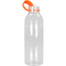 Klika - Fles | petfles | Gerecycled PET | met vaste dop | 500ml | transparant/oranje | 108 stuks