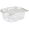 Klika - Bak | Gerecycled PET | 2-vaks | 750ml | saladebak | 172x144x62mm | transparant | 400 stuks