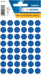 HERMA - Etiket 1853 rond 13mm donkerblauw 240 stuks