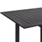 Beliani SKALOMA - Tuintafel - Donkergrijs - 180/240 x 90 cm - Aluminium