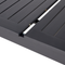 Beliani SKALOMA - Tuintafel - Donkergrijs - 180/240 x 90 cm - Aluminium