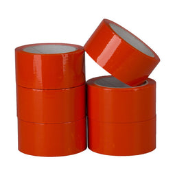 Klika - Pp acryl e low noise oranje 50 mm x 66 meter | 6 stuks