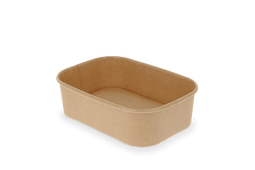 Klika - Maaltijdbak karton 650ml Kraft | 300 stuks
