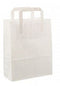 Papieren tas 22x10x38cm 50st wit