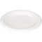 Depa® - ® Bord | rond | 1-vaks | bagasse (suikerrietpulp) | Ø18cm | wit | 8 stuks