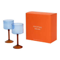 Urban Nature Culture Gin-tonic cocktail glass, set of 2, in gift pack Multi co / Glass