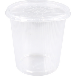 Klika - Bak | PP | 500ml | Ø101mm | rippelcup | transparant | 250 stuks