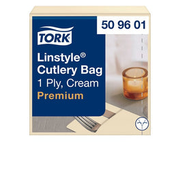 Tork - Pochette LinStyle® 1-laags 50st duurzaam creme 509601 | Pak a 50 stuk | 12 stuks