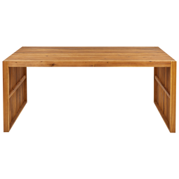 Beliani SULZANO - Tuintafel - Lichthout - Acaciahout