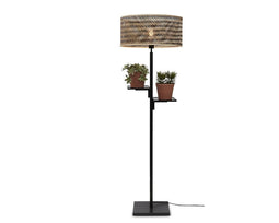 Floor Lamp with shelves - JAVA - Bamboo