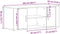 vidaXL - TV-kast - Artisan - Eiken - 100x35x40 - cm - Engineered - Wood