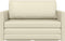 vidaXL - Vloersofa - Bed - 2-in-1 - Crème - 124x71x78 - cm - Kunstleer