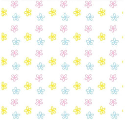 Duni Duni Paasservet Bloemen Multi 33x33 cm