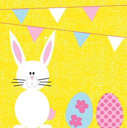 Duni Duni servetten Bunny & Eggs 3-laags 33x33