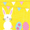 Duni Duni servetten Bunny & Eggs 3-laags 33x33