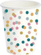 Duni Feestbekers Dream Dots 240 Ml Papier Wit 10 Stuks