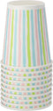 Duni Papieren Bekers Stripes 24 Cl 10 Stuks