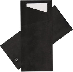 Duni Sacchetto - Papier - 8.5x20cm - zwart - 500 stuks