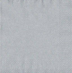 Duni servetten Silver 33x33cm