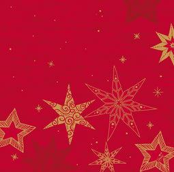 Duni Servetten Star Stories Air-laid 40 Cm Rood 12 Stuks