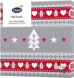 Duni - Servetten Sweden 3-laags tissue 24 x 24 cm