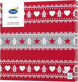 Duni - Servetten Sweden 3-laags tissue 33 x 33 cm