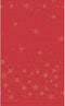 Duni Tafellaken Star Shine Red 138x220cm